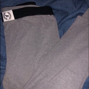 VS Pink Grey logo legging
